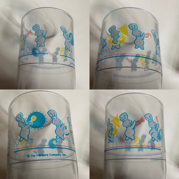 SOLD The Pillsbury Company Doughboy 1991 4-ct Cups - Picture 8 of 9